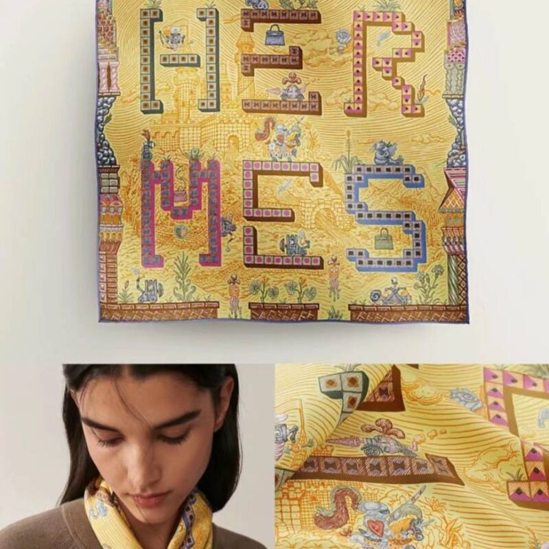 Hermes 45*45絲巾