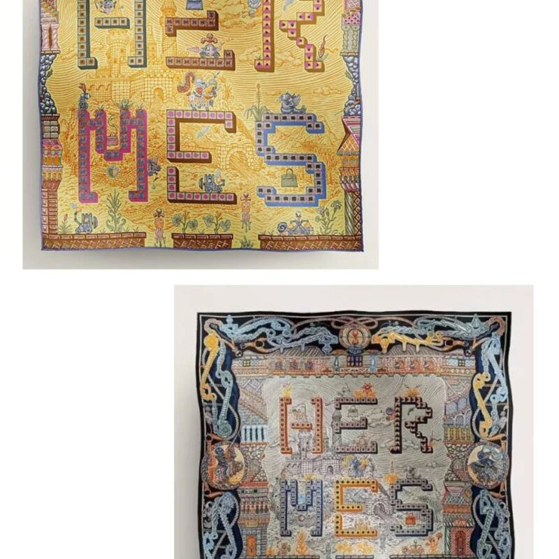 Hermes 45*45 絲巾 絲巾大冒險