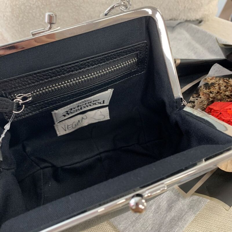 Vivienne Westwood 熱門款 土星Logo 皮革水餃包 鏈條包 西太后