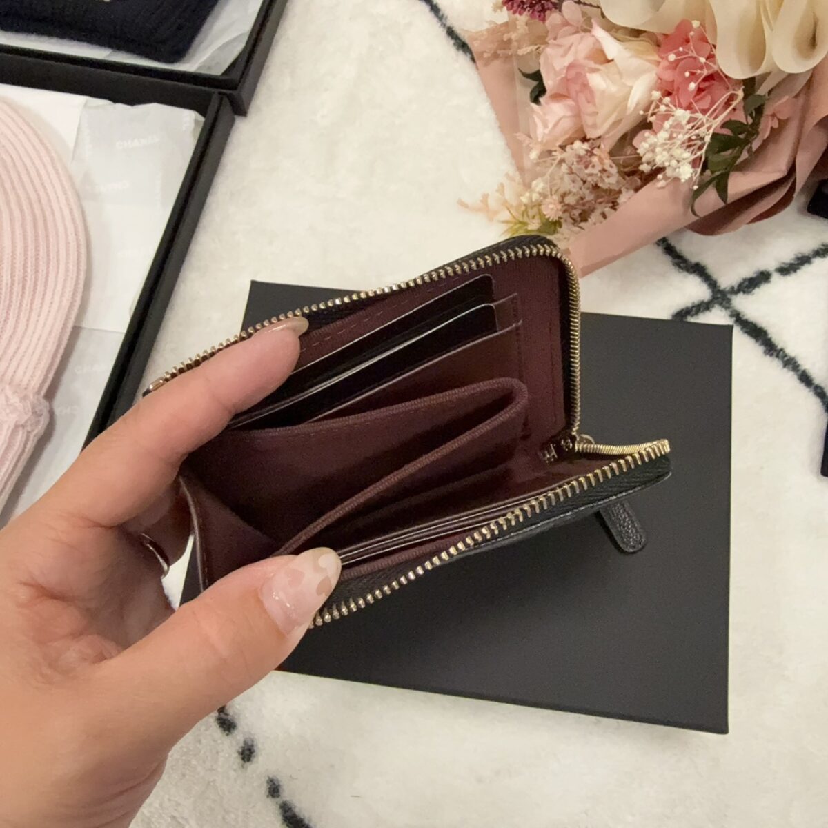 Chanel L型錢包
