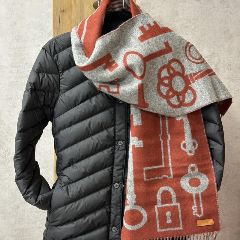 Casaque Porte-Clefs圍巾(鑰匙款)-紅