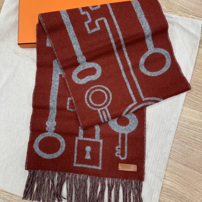 Casaque Porte-Clefs圍巾(鑰匙款)-紅