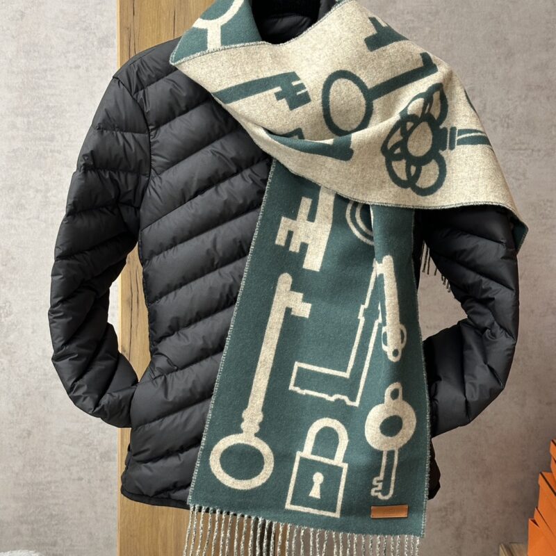 Casaque Porte-Clefs圍巾(鑰匙款)-綠