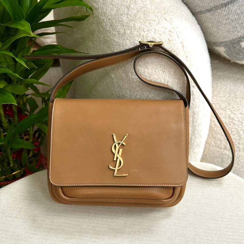 YSL Niki 植鞣皮革手袋