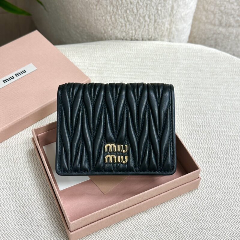 Miu miu 零錢袋短夾 黑色