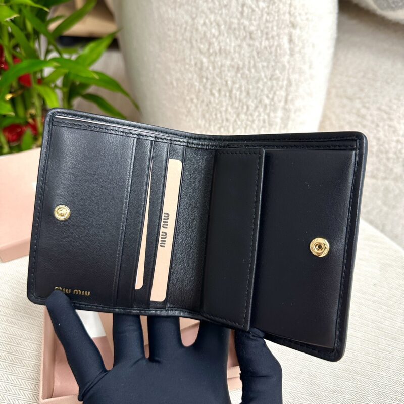 Miu miu 零錢袋短夾 黑色