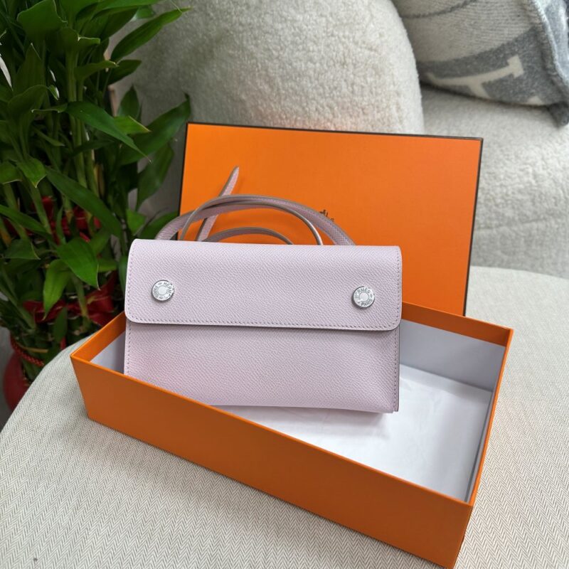 Hermes 愛馬仕 Snap包 戀愛粉色 EP皮 K刻