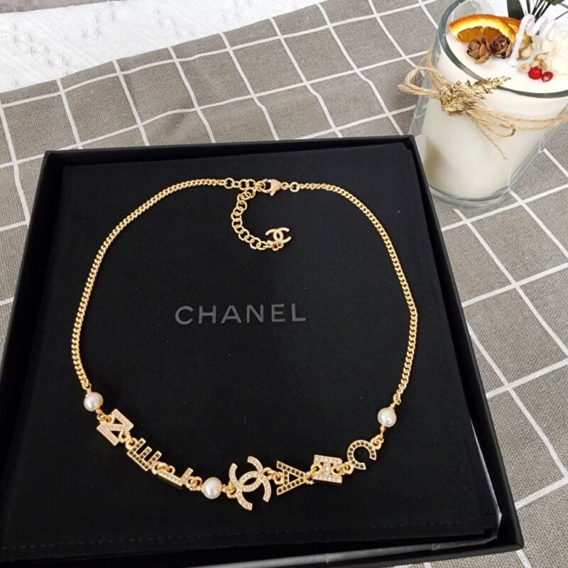 CHANEL LOGO字母項鍊