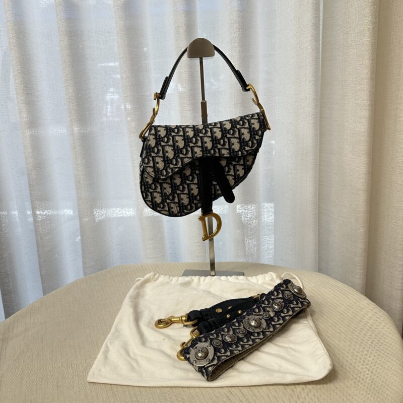Dior saddle 老花馬鞍包 小號